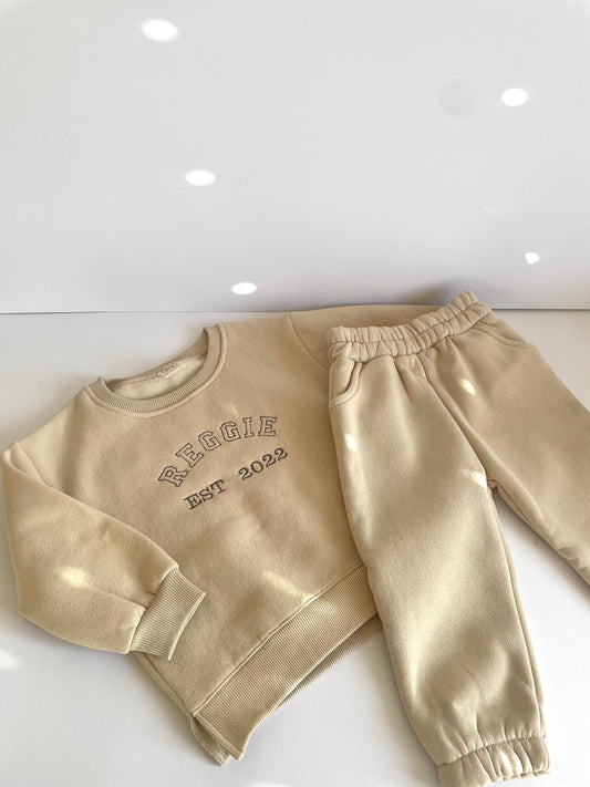 Thick personalised tracksuit