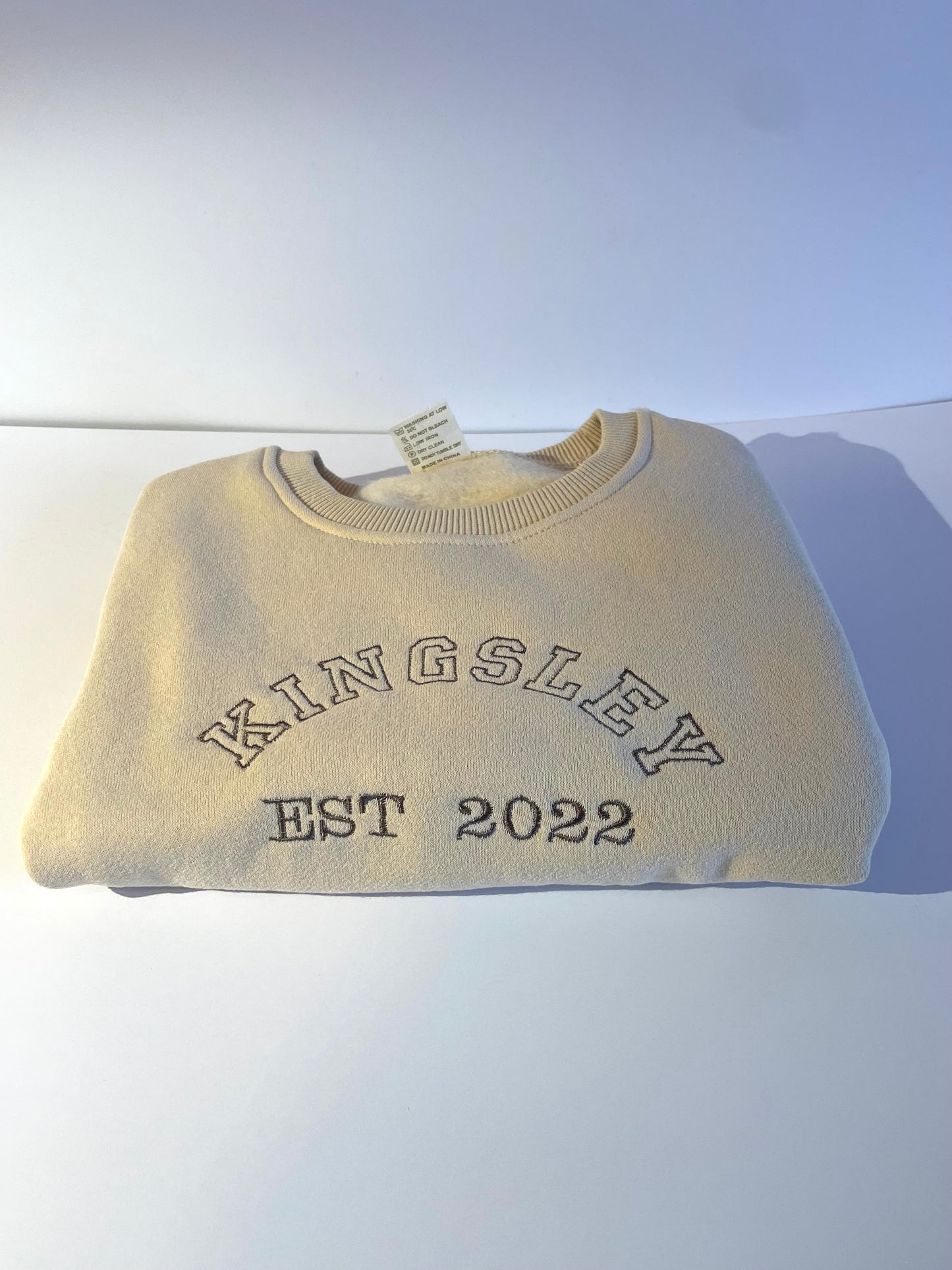 personalised established sweatshirt